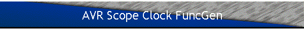 AVR Scope Clock FuncGen