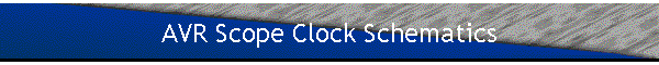 AVR Scope Clock Schematics